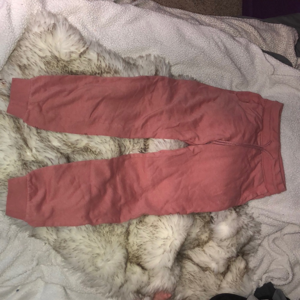 Pink h&m joggers